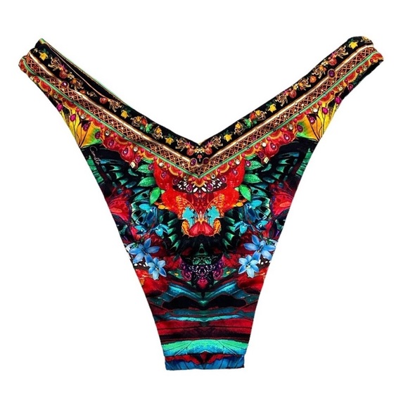 Camilla V High Leg Pant In A Flutter sz L 159$ - Picture 6 of 11